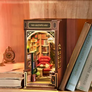 Könyvkuckó Könyvesbolt 3D fa puzzle modell